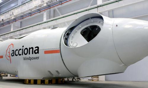 Acciona Completes First AW-3000 Wind Turbine For North America