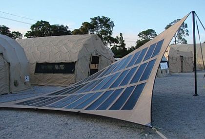 University of Massachusetts to help Army develop photovoltaic fabric for tents and backpacks