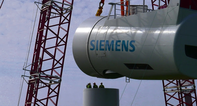 Siemens 6 MW direct drive offshore wind turbines