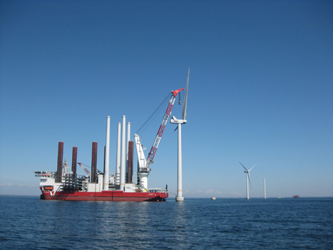 VSMC laying cables for German offshore wind farm