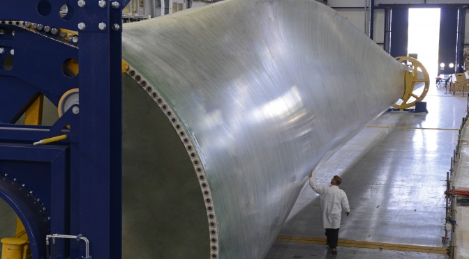 Most powerful blade in wind energy industry finished