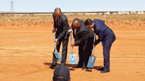 Start of construction ceremony of Bokpoort, a 50 MW concentrated solar power (CSP) plant in South Africa