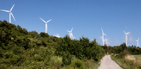 Italy possesses the 7th largest wind energy sector