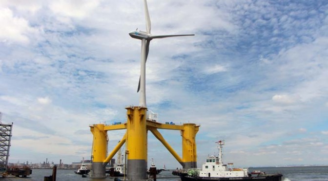 Japan looks to the wind power and the sea for safe energy sources