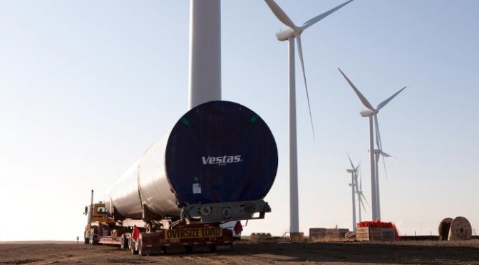 Odell Wind Farm LLC orders 100 V110-2.0 MW wind turbines for the Odell wind power project
