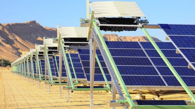 World’s first self-cleaning solar power plant in Israel