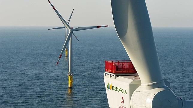 Offshore wind energy: Iberdrola wind farm in the UK with 108 wind turbines from Siemens