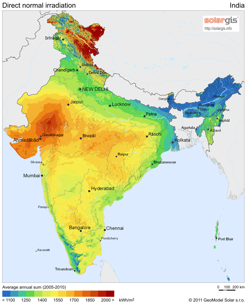 India nod soon for 100,000 MW solar energy, photovoltaic and concentrated solar power