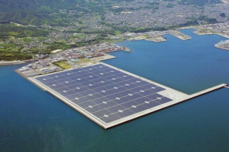 Construction on world’s largest floating photovoltaic solar power plant completed in Japan