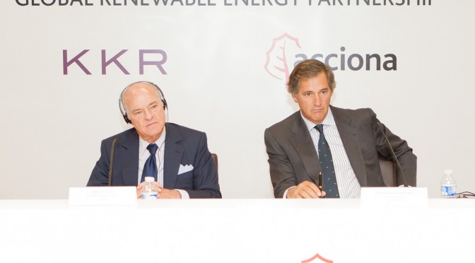 Acciona and KKR reach financial close for global alliance in renewable energy