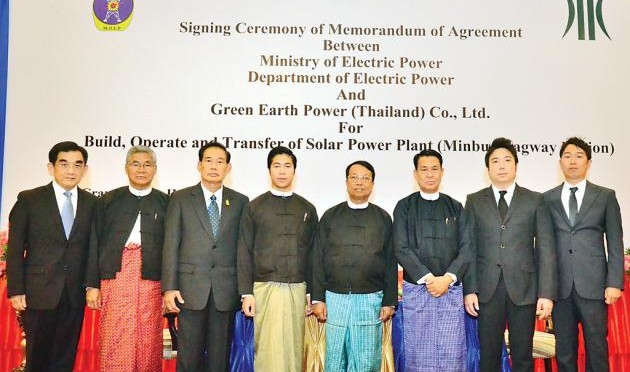 Green Earth Power (Thailand) secures solar energy plant development in Myanmar