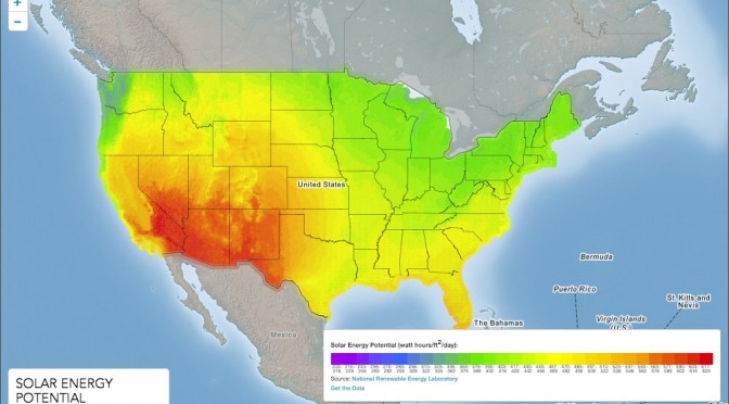 The Solar Energy in The United States