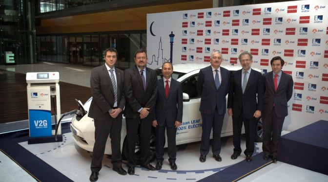 Nissan, Endesa to tap V2G (vehicle to grid) technology from electric vehicles for use in homes