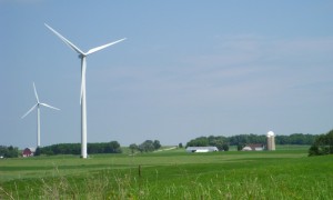 Wind farm in Wisconsin