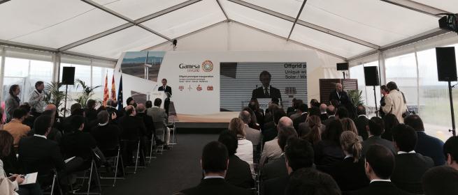 Gamesa finalises development of its offgrid system with the start-up of a storage battery at the prototype
