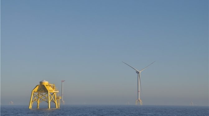 Iberdrola installs the first wind turbine in the Wikinger offshore wind farm (Germany)