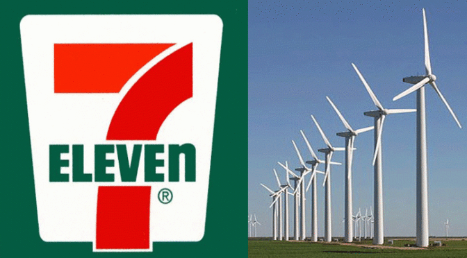 7-Eleven to Power Stores With Wind Energy
