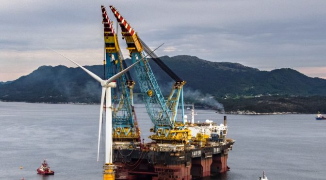 Innovation in world´s largest floating wind farm by Siemens Gamesa can open new offshore areas