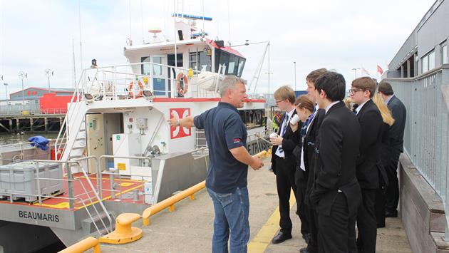 Grimsby students become big fans of wind energy