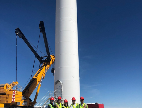 Goldwind Installed the First Wind Turbine for Loma Blanca Wind Power Project in Argentina