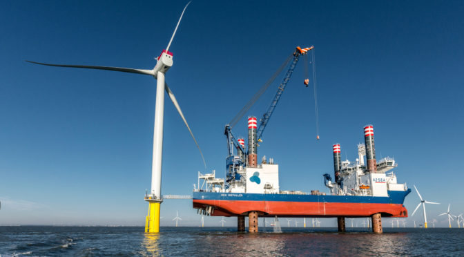 Siemens Gamesa installs Arkona offshore wind power plant in Germany