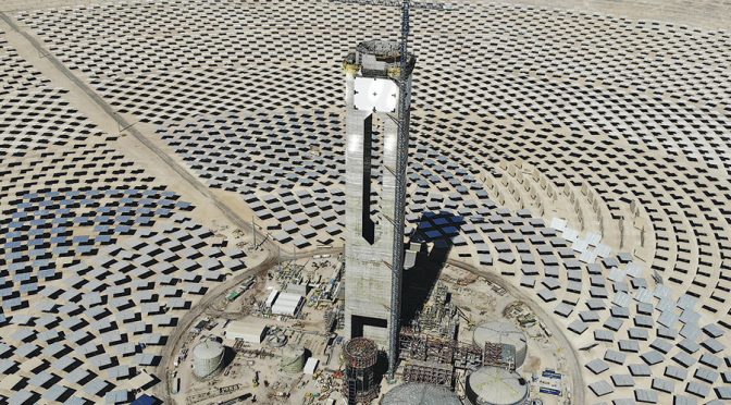 First Concentrated Solar Power plant in Chile and Latin America has 80% progress