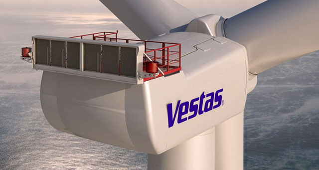 Wind power in Sweden : Vestas wind turbines for a wind farm