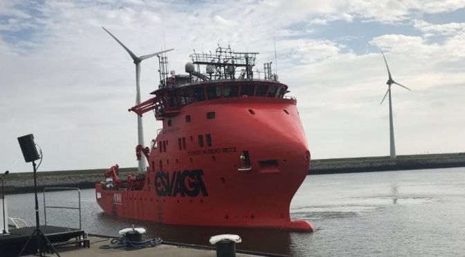ESVAGT Delivers Deutsche Bucht Service Vessel to MHI Vestas
