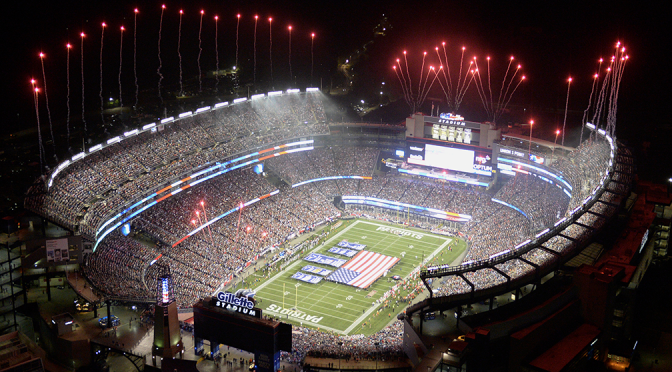 Enel turns Gillette Stadium green with wind energy