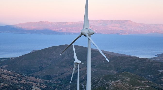 Wind energy in Greece: Kafireas wind farm complex has been inaugurated