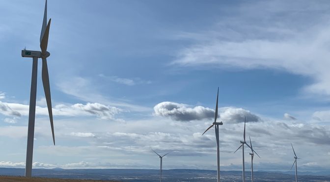 Wind energy in Aragon, Enel connects the Campoliva I wind farm