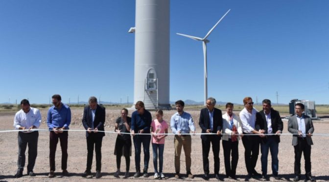 Wind energy in Argentina, inaugurated the García del Río wind farm