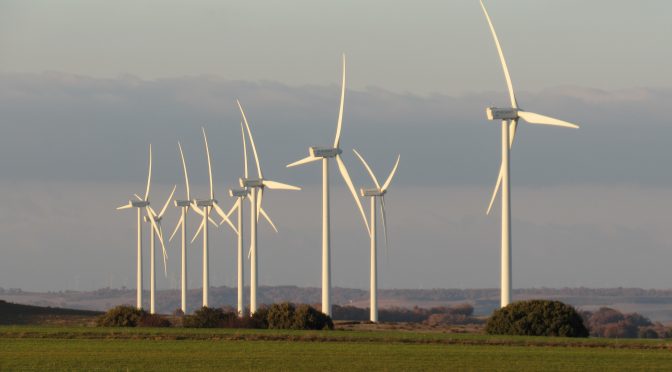 Wind energy in Spain, new Enel wind farm in Burgos