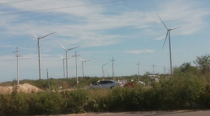 Wind power in Yucatan, Progreso wind farm installation is progressing well