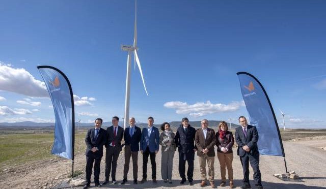 Wind energy in Aragon, Naturgy inaugurates the Fréscano wind farm