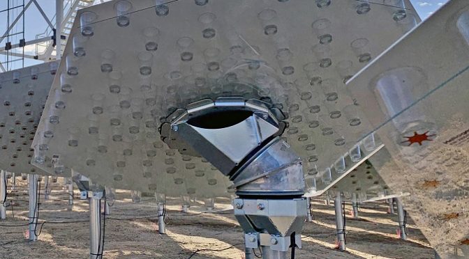 Self-aligning heliostats arrive to slice Concentrated Solar Power costs