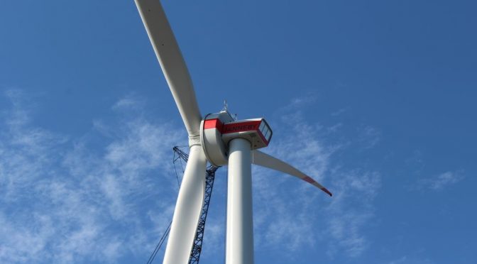 ENERCON installs E-138 EP3 E2 wind turbine prototype