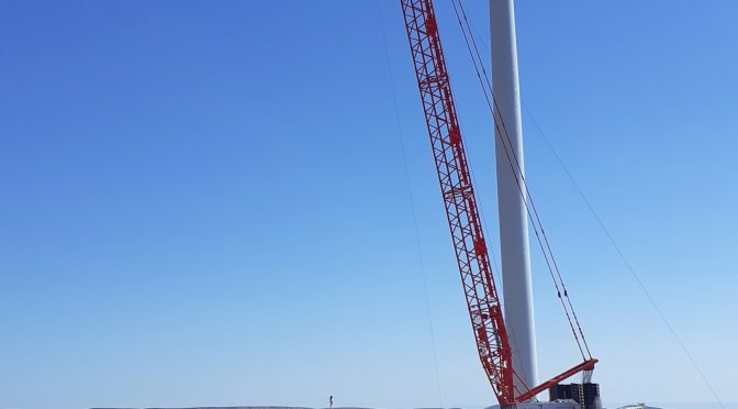 GES builds 3 wind power farms of 114 MW in Zaragoza for CIP