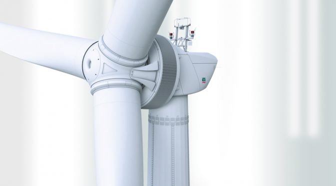 Enercon installs wind energy E-160 EP5 prototype