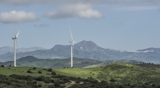 Wind energy in Andalusia, El Tesorillo wind farm is six months old