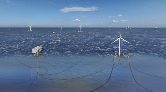 Ferrovial will build and install a floating offshore wind energy platform in the Basque Country