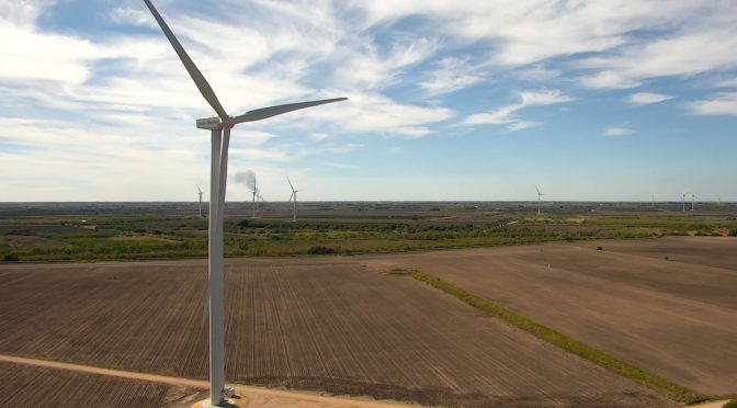 Acciona starts up its largest wind power plant in Texas