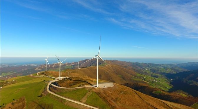 Iberdrola starts up its wind energy plants in Asturias