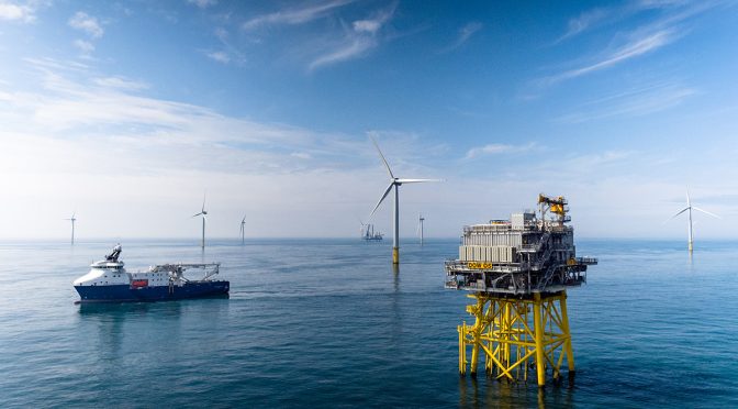 UK in a first awards offshore wind power a contract to help stabilise grid