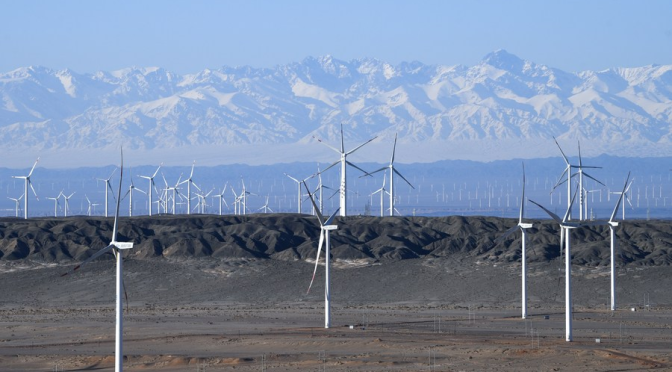 China’s solar and wind power capacity continues to expand
