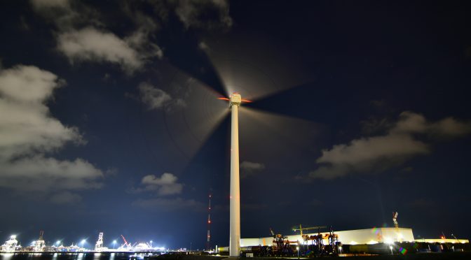 GE completes the first offshore wind turbine in France