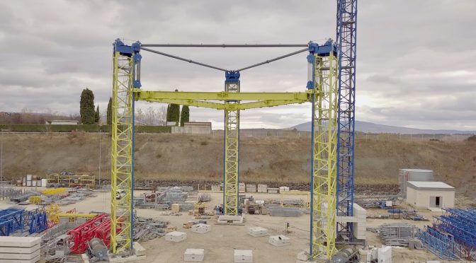 Nabrawind manufactures the first self-lifting system for wind towers