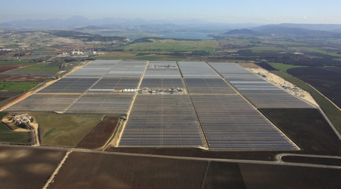 SENER launches Solgest-1, the first hybrid concentrated solar power with storage and photovoltaic plant in Spain