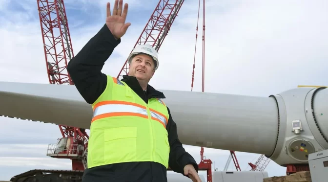 Montana’s largest wind farm underway near Miles City