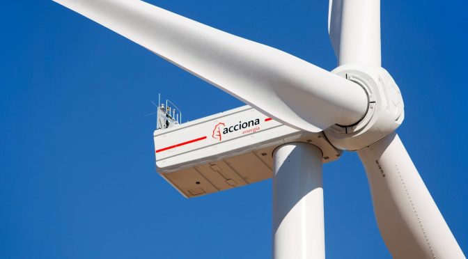 Acciona signs a wind power PPA with Fortia